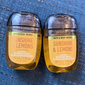 Bath & Body Works Sunshine & Lemons PocketBac Gel - Yellow